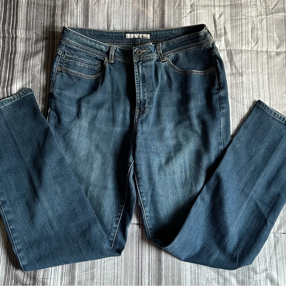 Chico's Blue‎ Straight Jeans Premium Denim